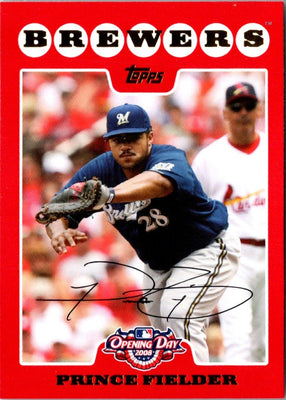 2007 Topps Turkey Red Prince Fielder #115