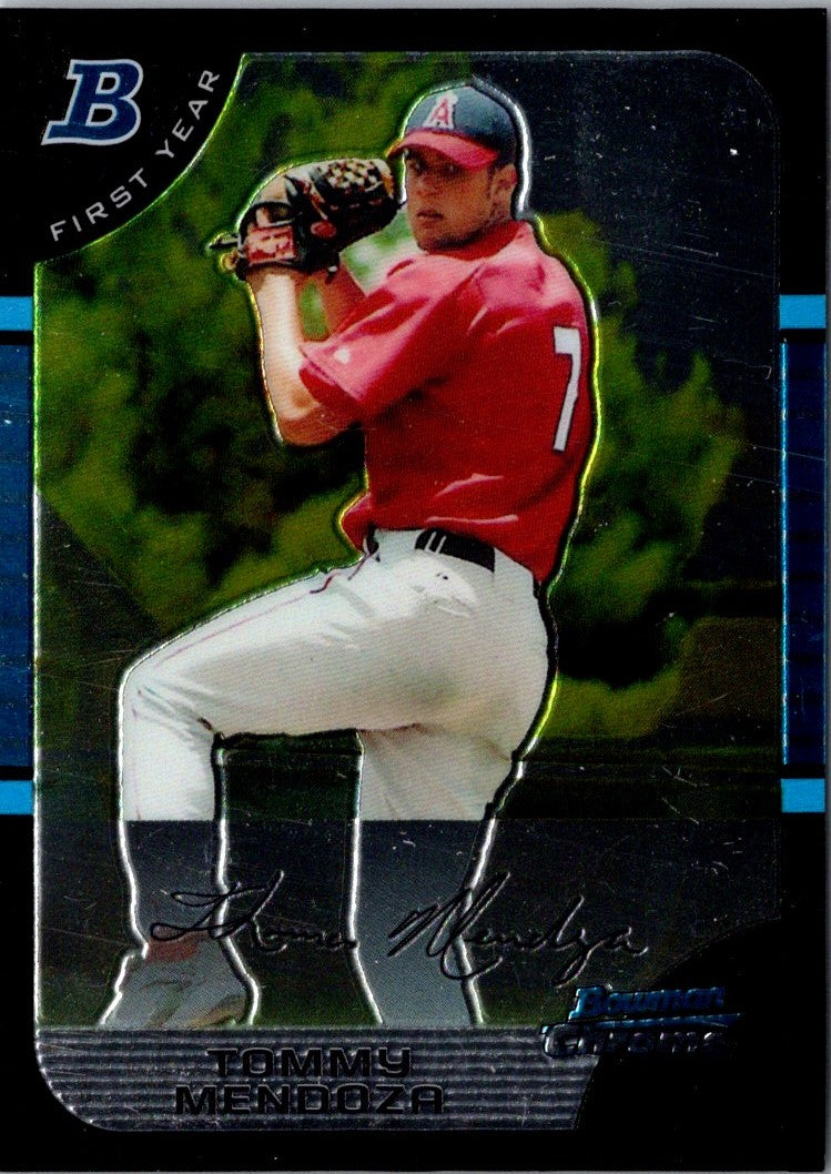 2005 Bowman Chrome Draft Picks & Prospects Tommy Mendoza