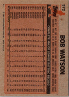 1983 Topps Bob Watson #572