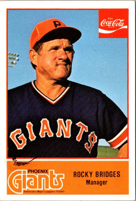 1977 Cramer/Coca-Cola Phoenix Giants Rocky Bridges #50