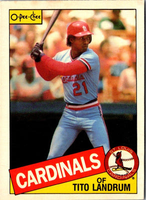 1985 O-Pee-Chee Tito Landrum #33