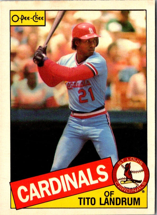 1985 O-Pee-Chee Tito Landrum #33