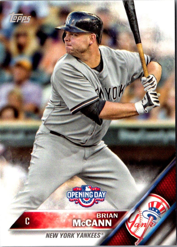 2016 Topps Opening Day Brian McCann #OD-130