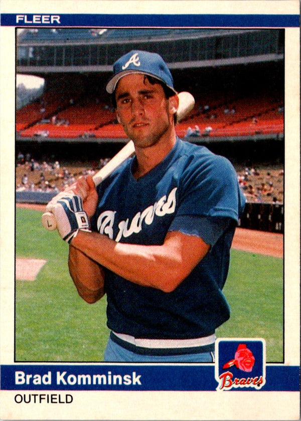 1984 Fleer Update Brad Komminsk #U-63