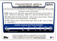 2012 Bowman Chrome Prospects Francisco Arcia #BCP174