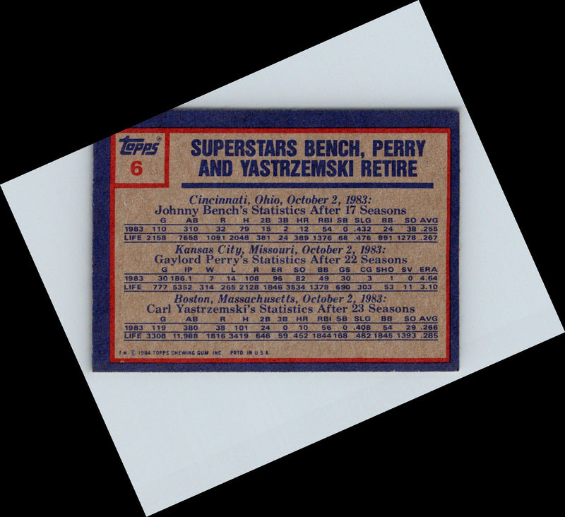 1983 Topps Kmart 20th Anniversary Gaylord Perry