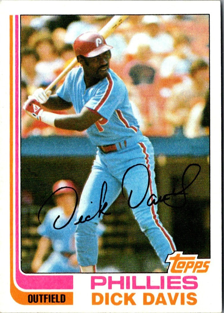 1982 Topps Dick Davis