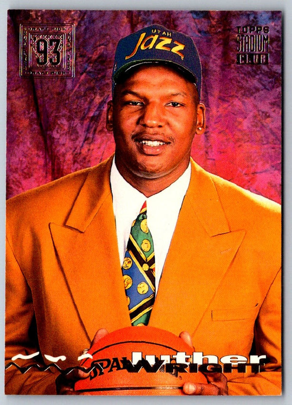 1993 Stadium Club Luther Wright #139 Rookie