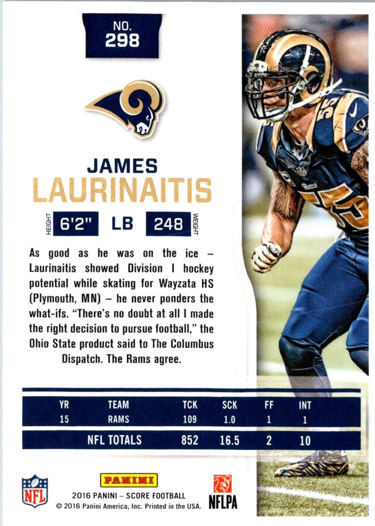 2016 Score James Laurinaitis