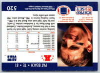 1990 Pro Set Pat Beach #520