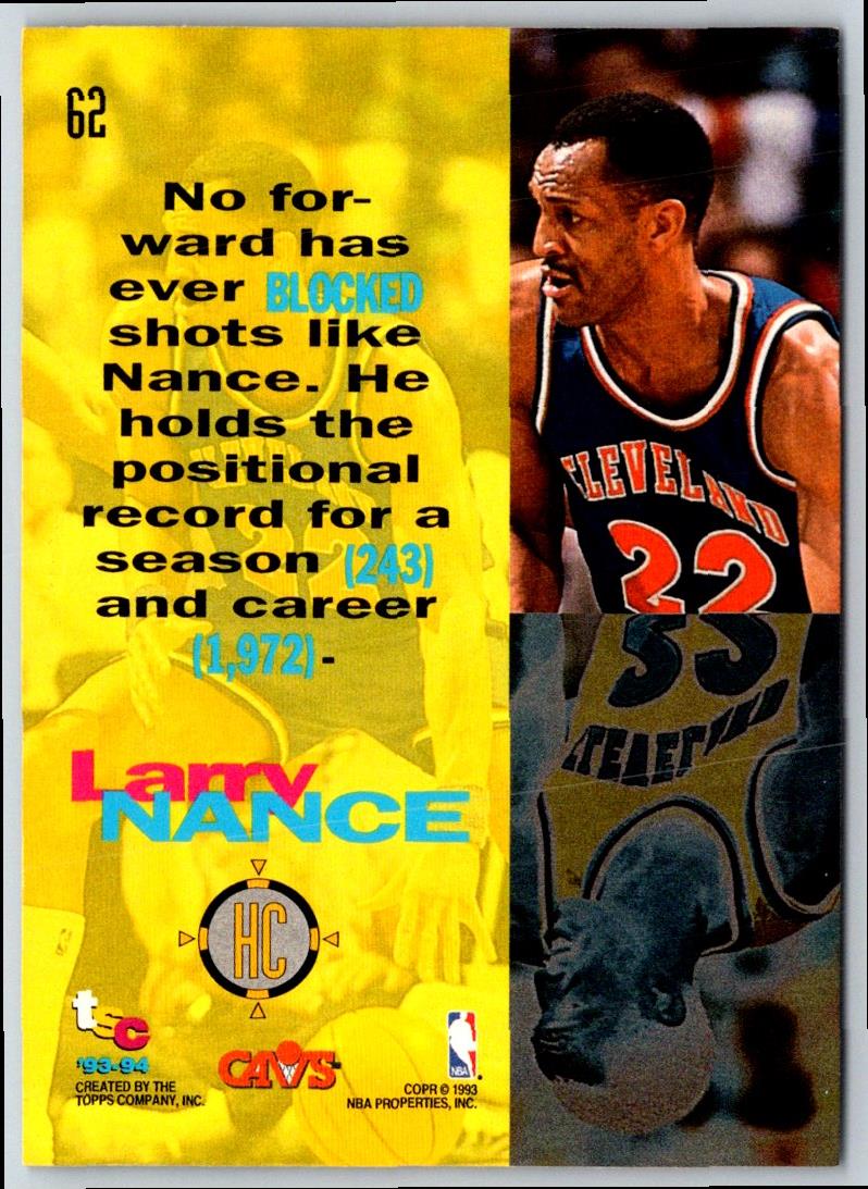 1993 Stadium Club Members Only Larry Nance