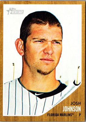 2011 Topps Heritage Josh Johnson #241