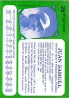 1988 Topps Kay-Bee Superstars of Baseball Juan Samuel #26