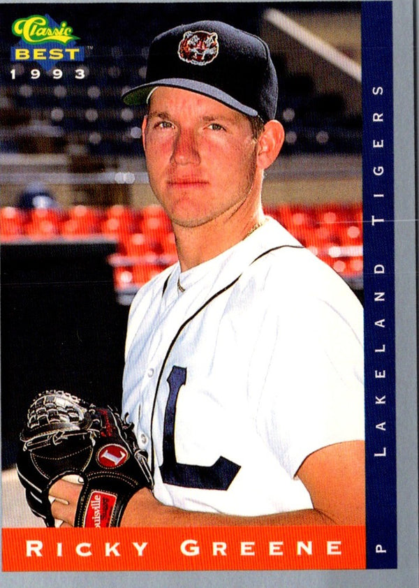 1993 Classic Best Rick Greene #193