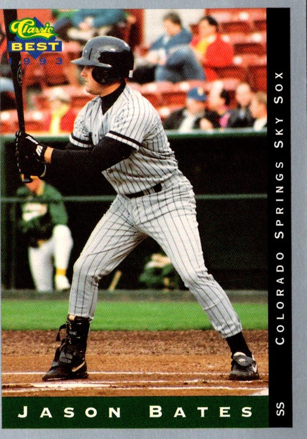 1993 Classic Best Jason Bates #168