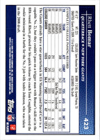 2009 Topps Rhett Bomar #423 Rookie