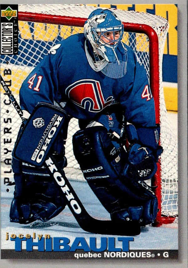 1995 Collector's Choice Player's Club Jocelyn Thibault #316