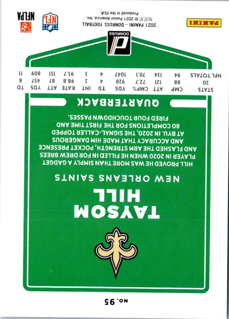 2021 Donruss Taysom Hill