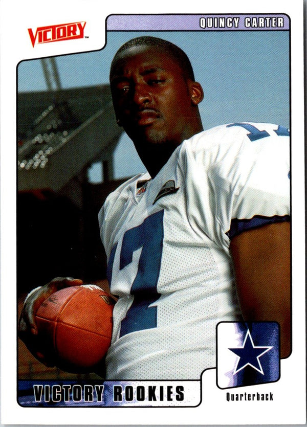 2001 Upper Deck Victory Quincy Carter #390 Rookie