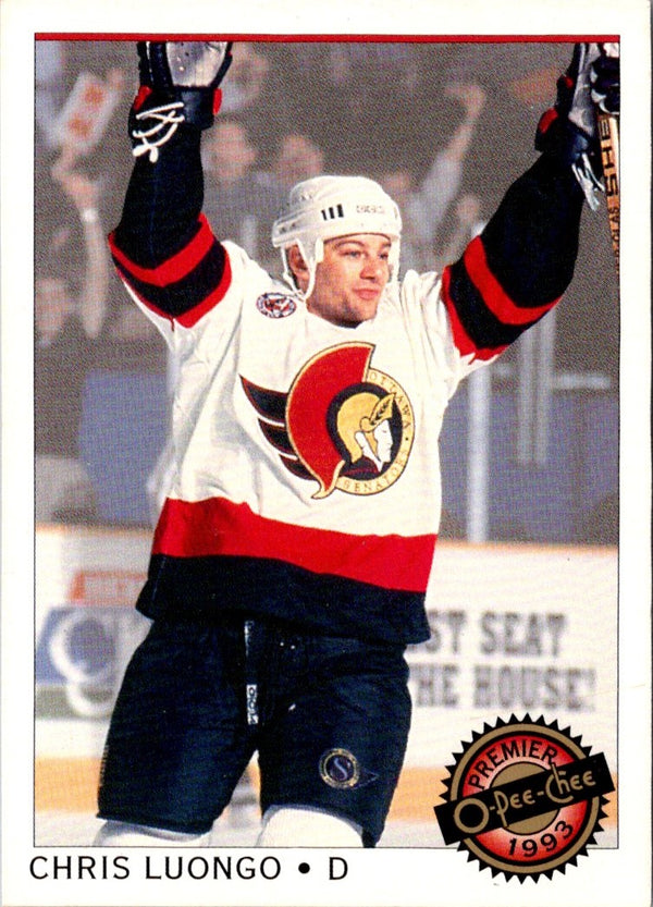 1992 O-Pee-Chee Premier Chris Luongo #35 Rookie