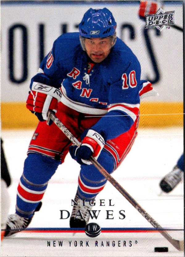 2008 Upper Deck Nigel Dawes #70