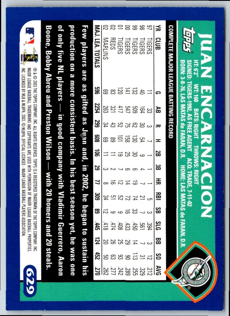 2003 Topps Juan Encarnacion