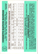 1984 Donruss Ken Schrom