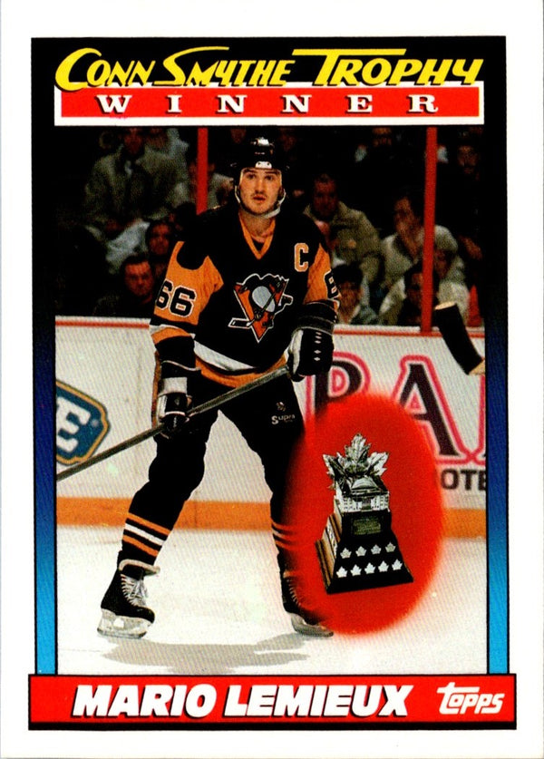 1991 O-Pee-Chee Mario Lemieux #523