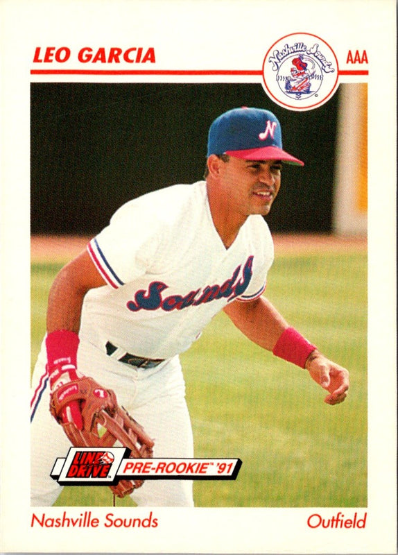 1991 Line Drive AAA Leo Garcia #256