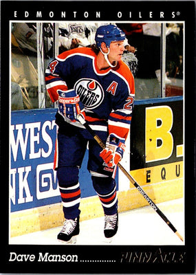 1993 Pinnacle Dave Manson #363