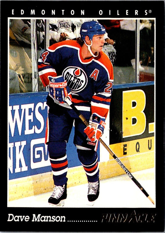 1993 Pinnacle Dave Manson #363