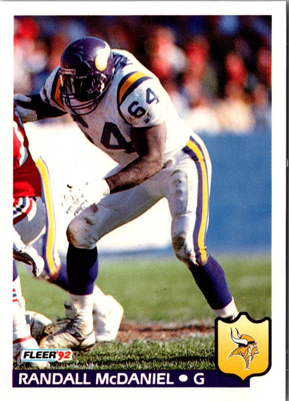 1992 Fleer Randall McDaniel #248