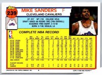 1991 Topps Mike Sanders #239