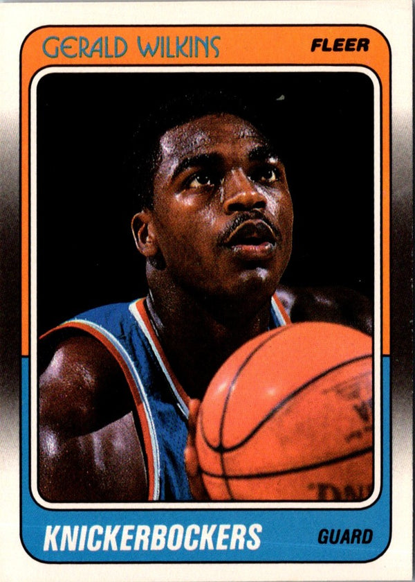 1988 Fleer Gerald Wilkins #84