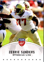 2012 Leaf Young Stars Zebrie Sanders #91