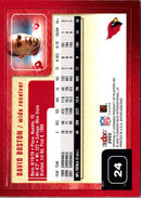 2002 Fleer Showcase David Boston