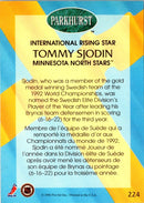 1992 Parkhurst Tommy Sjodin