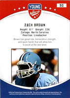 2012 Leaf Young Stars Zach Brown #90