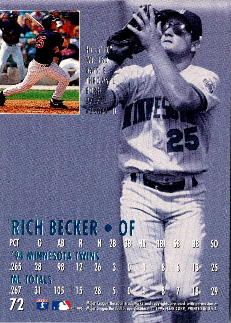 1995 Ultra Gold Medallion Rich Becker