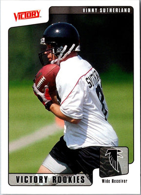 2001 Upper Deck Victory Vinny Sutherland #372 Rookie