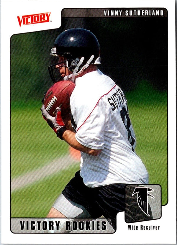 2001 Upper Deck Victory Vinny Sutherland #372 Rookie