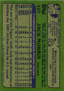 1982 Topps Jack Morris