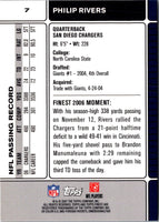 2007 Finest Philip Rivers #7