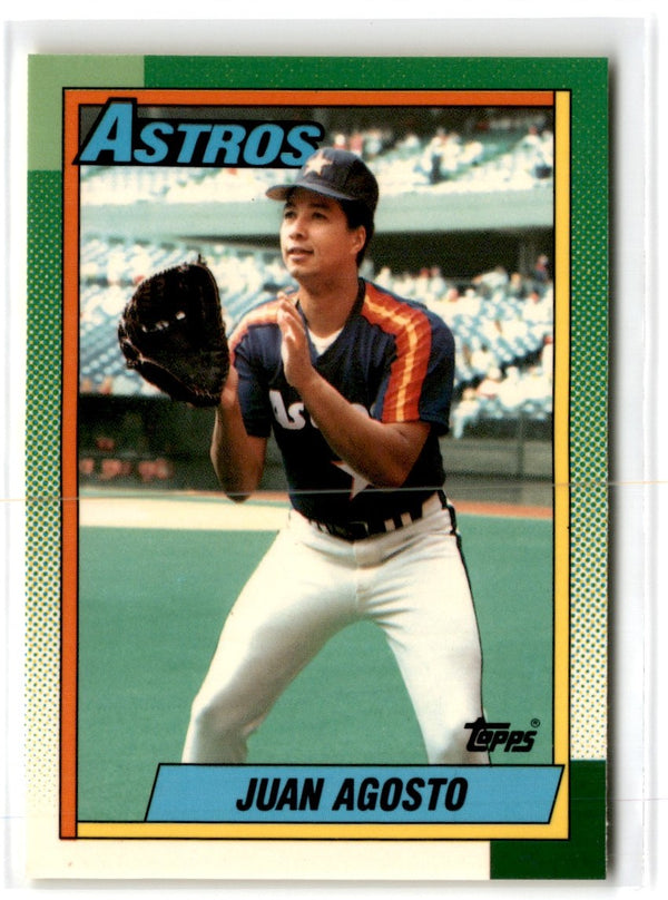 1990 Topps Tiffany Juan Agosto #181