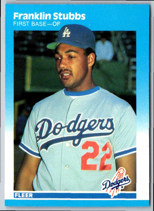 1987 Fleer Franklin Stubbs #455