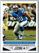 2013 Score Ndamukong Suh