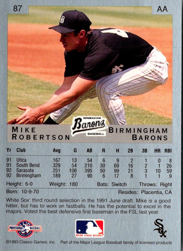 1993 Classic Best Mike Robertson
