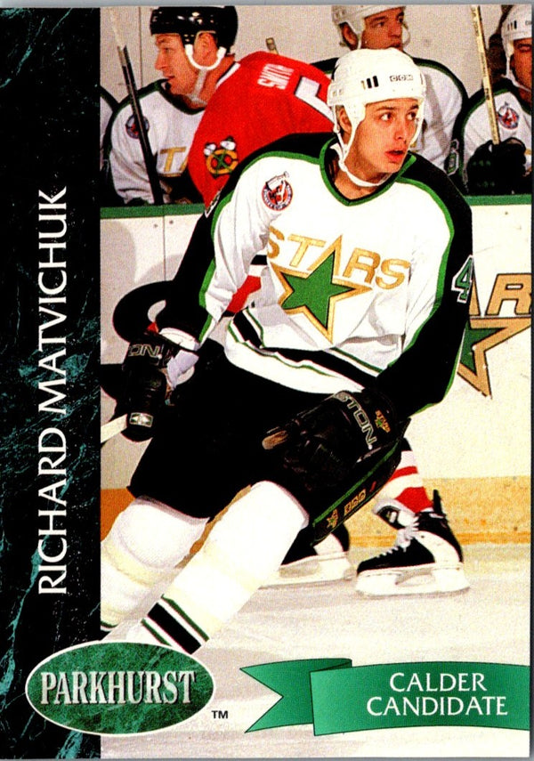 1992 Parkhurst Richard Matvichuk #74 Rookie