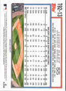 2021 Topps Update 1992 Redux Javier Baez