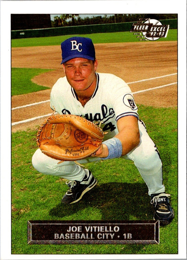 1992 Fleer Excel Joe Vitiello #180